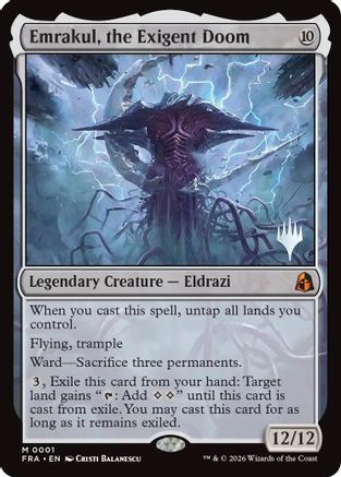 Emrakul, the Exigent Doom 1, Promo Pack: Reality Fracture