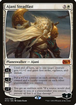 Ajani Steadfast 1, Magic 2015 (M15)