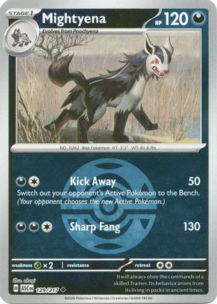 Mightyena - 129/217 (Dusk Ball) 129/217, ME: Ascended Heroes