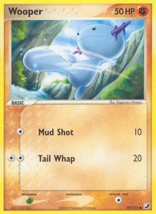 Wooper 79/115, EX Unseen Forces