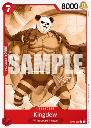 Kingdew (Pandaman Art) OP17-006, The World's Strongest Warriors