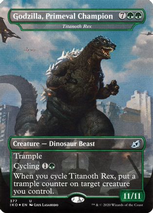 Godzilla, Primeval Champion - Titanoth Rex 377, Ikoria: Lair of Behemoths