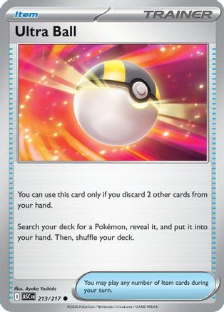 Ultra Ball 213/217, ME: Ascended Heroes