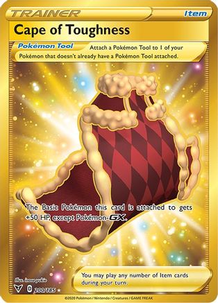 Cape of Toughness (Secret) 200/185, SWSH04: Vivid Voltage