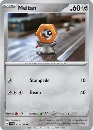 Meltan 102/142, SV07: Stellar Crown