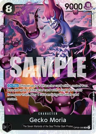 Gecko Moria (086) OP06-086, Wings of the Captain