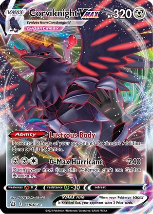 Corviknight VMAX 110/163, SWSH05: Battle Styles