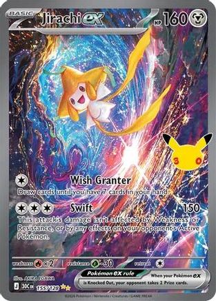 Jirachi ex - 155/128, ME: 30th Celebration