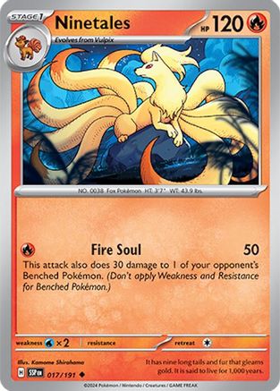 Ninetales 017/191, SV08: Surging Sparks