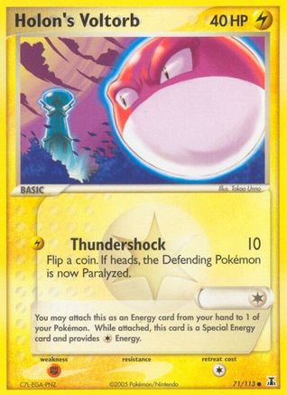 Holon's Voltorb 71/113, EX Delta Species