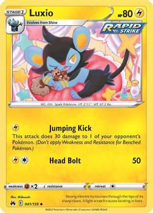 Luxio (41) 041/159, SWSH: Crown Zenith