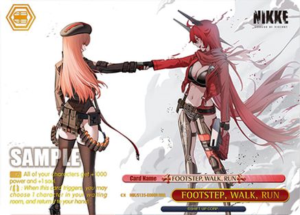 FOOTSTEP, WALK, RUN (RRR) NIK/S135-E080R, GODDESS OF VICTORY: NIKKE Vol.2