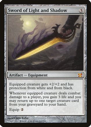 Sword of Light and Shadow 217, Modern Masters