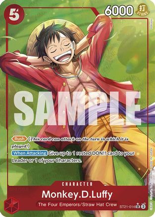 Monkey.D.Luffy (014) (Parallel) ST21-014, Starter Deck EX: Gear 5