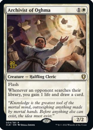 Archivist of Oghma 4, Prerelease Cards
