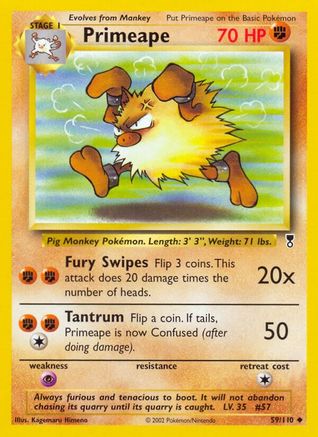 Primeape 059/110, Legendary Collection