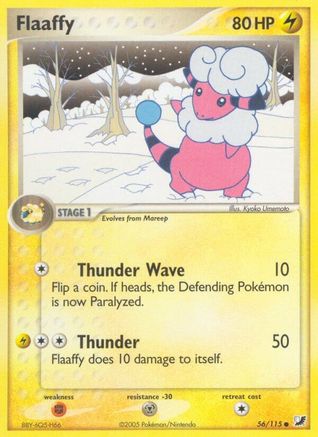Flaaffy 56/115, EX Unseen Forces