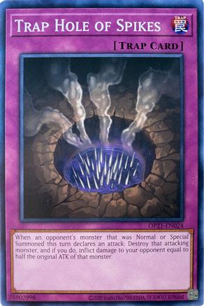 Trap Hole of Spikes OP21-EN024, OTS Tournament Pack 21
