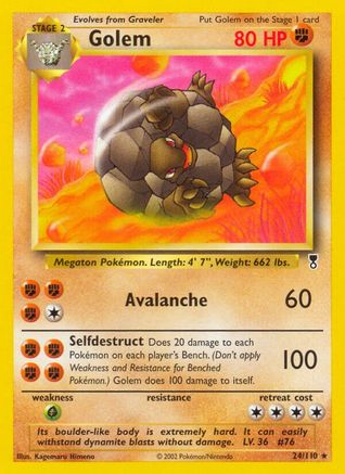 Golem 024/110, Legendary Collection