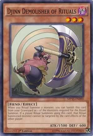Djinn Demolisher of Rituals MP15-EN090, 2015 Mega-Tins Mega Pack