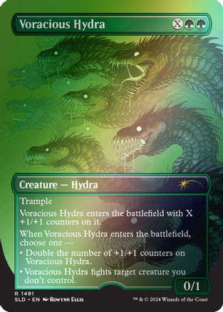 Voracious Hydra (Rainbow Foil) 1491, Secret Lair Drop Series