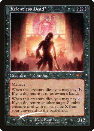 Relentless Dead (Retro Frame) 850, Secret Lair Drop Series