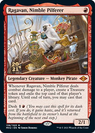 Ragavan, Nimble Pilferer 138, Prerelease Cards
