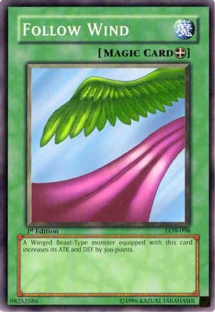 Follow Wind LOB-098, The Legend of Blue Eyes White Dragon