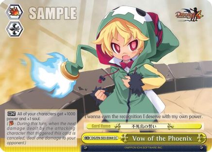 Vow of the Phoenix DG/EN-S03-E044 CC, Disgaea