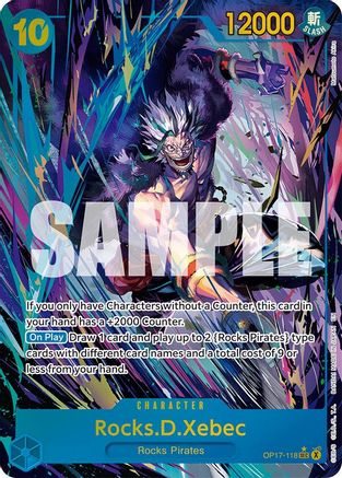 Rocks.D.Xebec (118) (Alternate Art), The World's Strongest Warriors