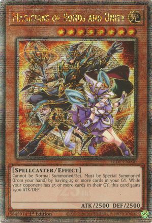 Magicians of Bonds and Unity (Quarter Century Secret Rare) LEDE-EN000, Legacy of Destruction