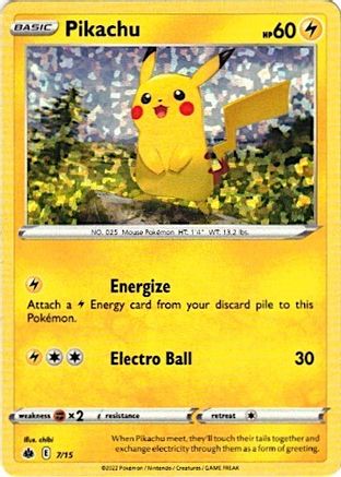 Pikachu - 7/15 007/015, McDonald's Promos 2022