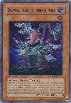 Blackwing - Vayu the Emblem of Honor (UTR), Ancient Prophecy