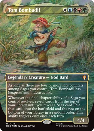 Tom Bombadil (Borderless) (Surge Foil) 78, The Hobbit: Eternal-Legal