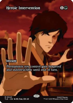 Heroic Intervention (Borderless) 43, Avatar: The Last Airbender: Eternal-Legal