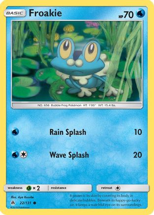 Froakie (22) 22/131, SM - Forbidden Light