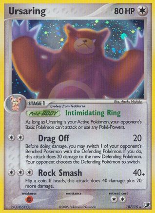 Ursaring 18/115, EX Unseen Forces