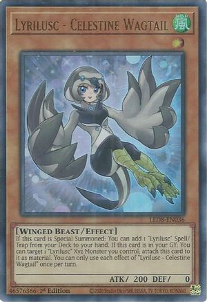Lyrilusc - Celestine Wagtail LED8-EN036, Legendary Duelists: Synchro Storm