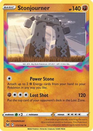 Stonjourner 111/196, SWSH11: Lost Origin