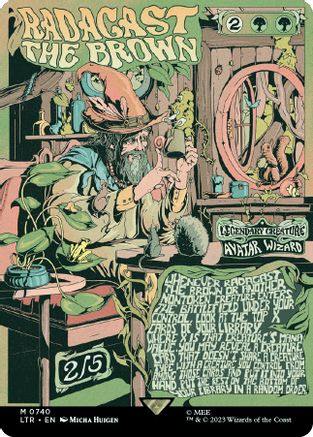 Radagast the Brown (Borderless Poster) 740, Universes Beyond: The Lord of the Rings: Tales of Middle-earth