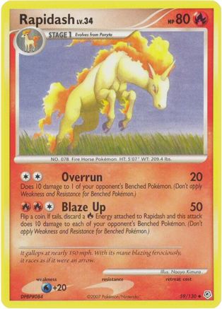 Rapidash 59/130, Diamond and Pearl