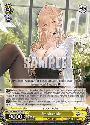 Implacable (SR), Azur Lane Vol. 2