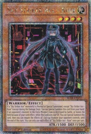 Sky Striker Ace - Roze (Alternate Art) (Quarter Century Secret Rare) BLTR-EN117, Battles of Legend: Terminal Revenge