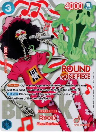 Brook (Round 1 Promo), One Piece Promotion Cards