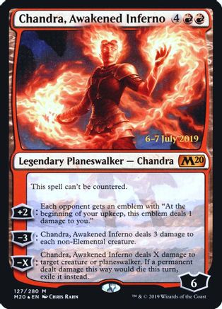 Chandra, Awakened Inferno 127, Prerelease Cards