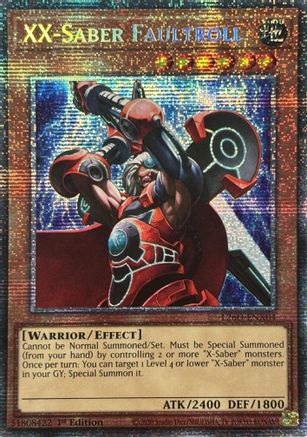 XX-Saber Faultroll (Starlight Rare) L26D-ENX04, Legendary Modern Decks 2026