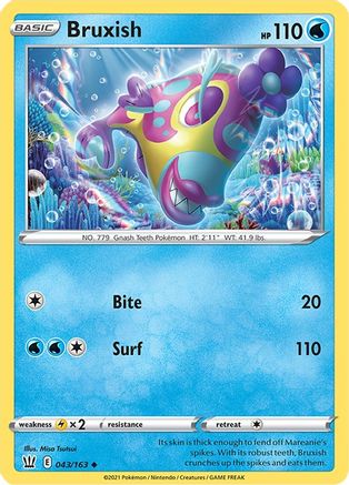 Bruxish 043/163, SWSH05: Battle Styles