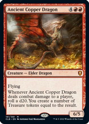 Ancient Copper Dragon 161, Prerelease Cards