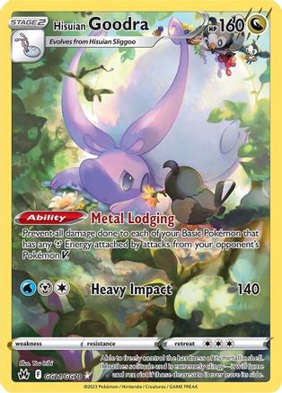 Hisuian Goodra GG21/GG70, SWSH: Crown Zenith: Galarian Gallery