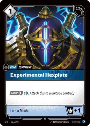 Experimental Hexplate 073/221, Spiritforged